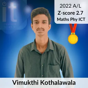 2022 A/L Z-score 2.7 Maths/Physics/ICT