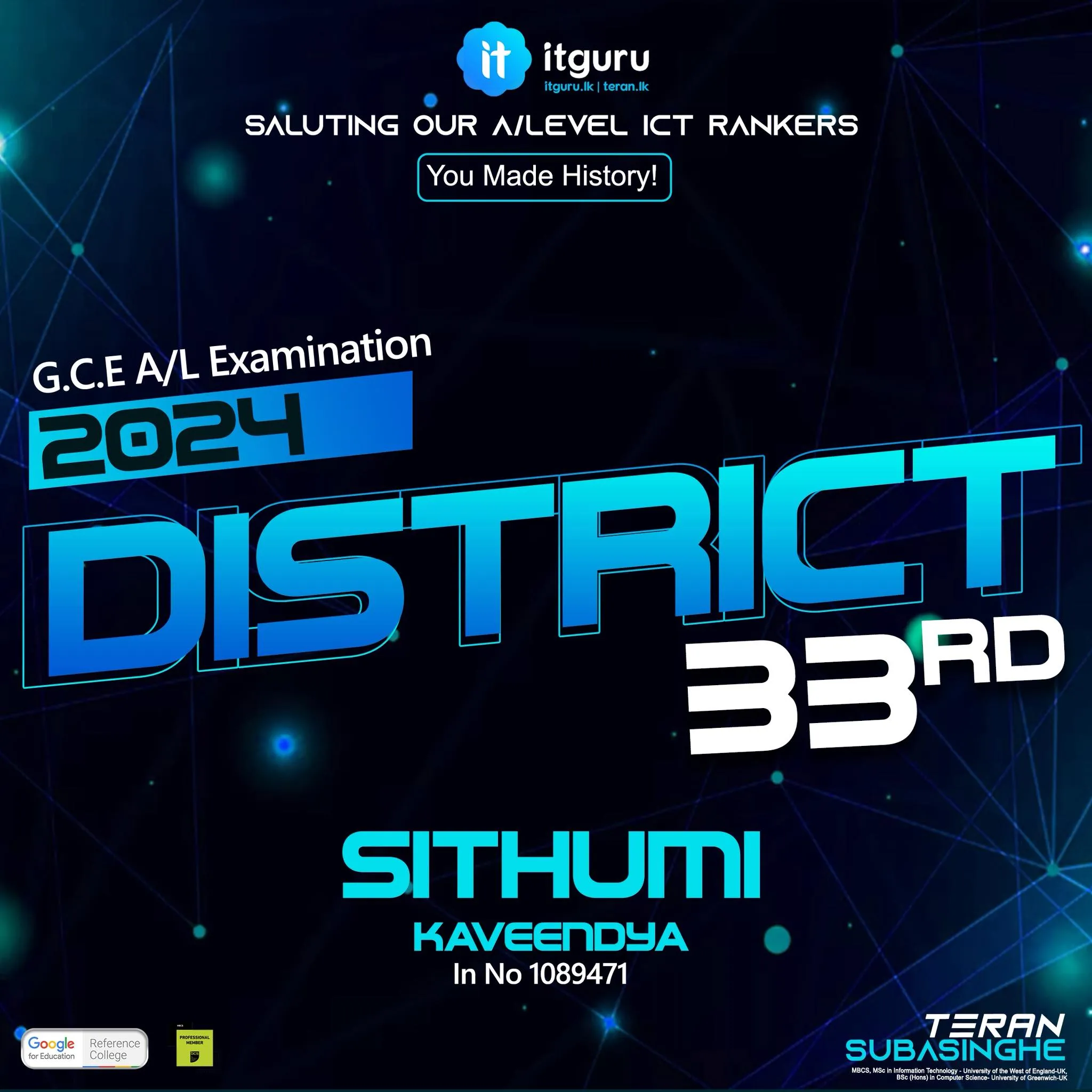 2024 A/L District 33rd