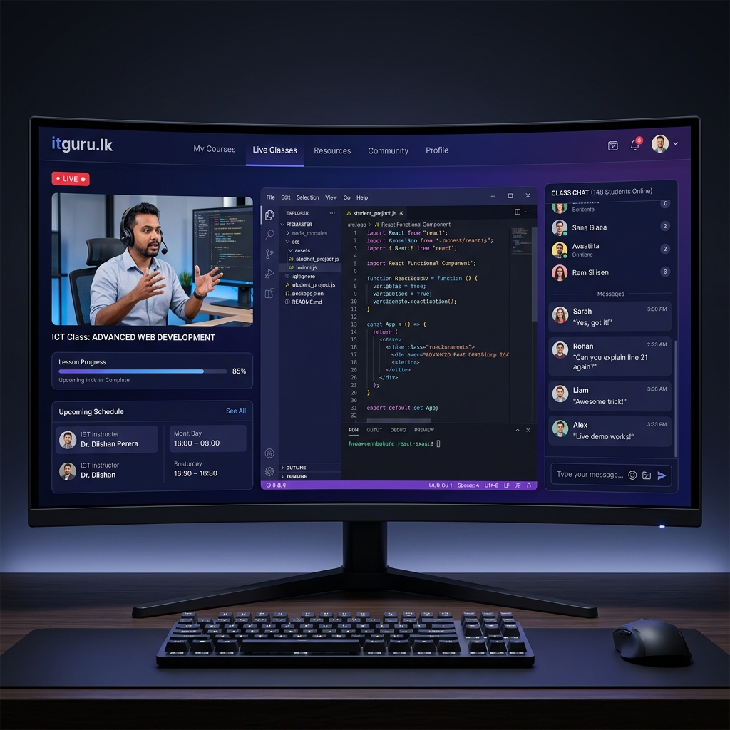 LMS Live Stream Screen